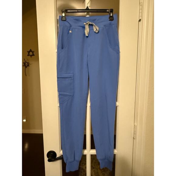 Figs Zamora Jogger Womens XXS Blue Scrub Pants Technical Collection Workwear - Picture 1 of 8